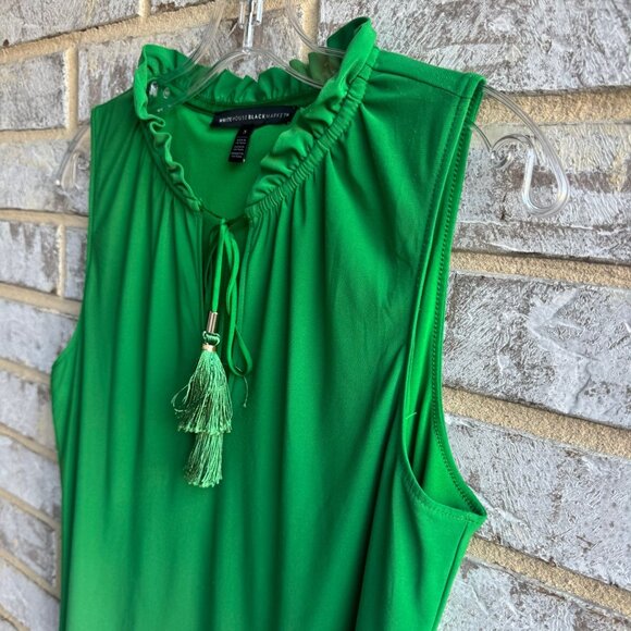 White House Black Market Sleeveless Tie Neck Stretch Blouse Women's Size S. - Picture 7 of 9